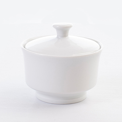 BRIGHT WHITE SUGAR BOWL